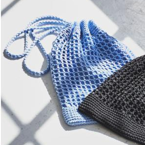 [日本品牌COEN ] 全新品限貨 COEN編織托特包 / 日系甜美.日系帆布包 側背包 魚網包 針織包