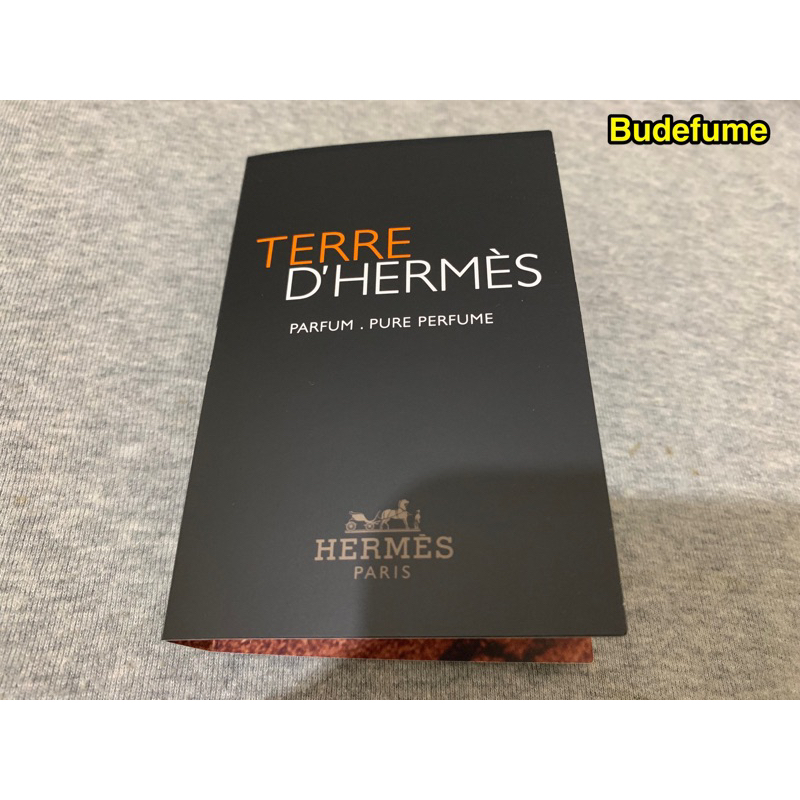 純香精版本 Hermes Terre d‘Hermes Parfum 大地男性香精原廠試管2ml
