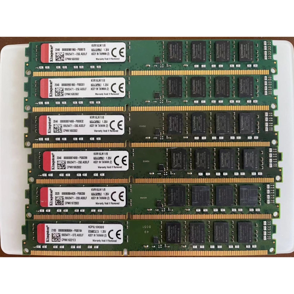 桌上型 DDR3 8G 金士頓 終身保固 記憶體 PC3 12800 1600MHz 8GB 原裝 拆機 UDIMM