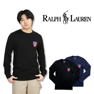 Ralph Lauren 胸口盾標 華夫格 長T 貼布logo 細格紋 長袖 小馬 男長袖 長袖 T恤 #9360