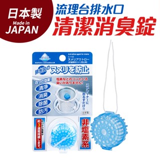 【瑞可】 廚房 水槽 濾籃 排水管 清潔 消臭錠 日本製