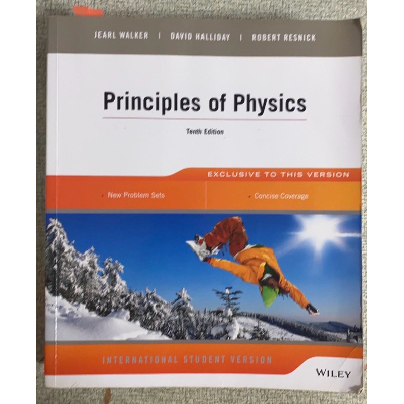 Principles of Physics Tenth Edition