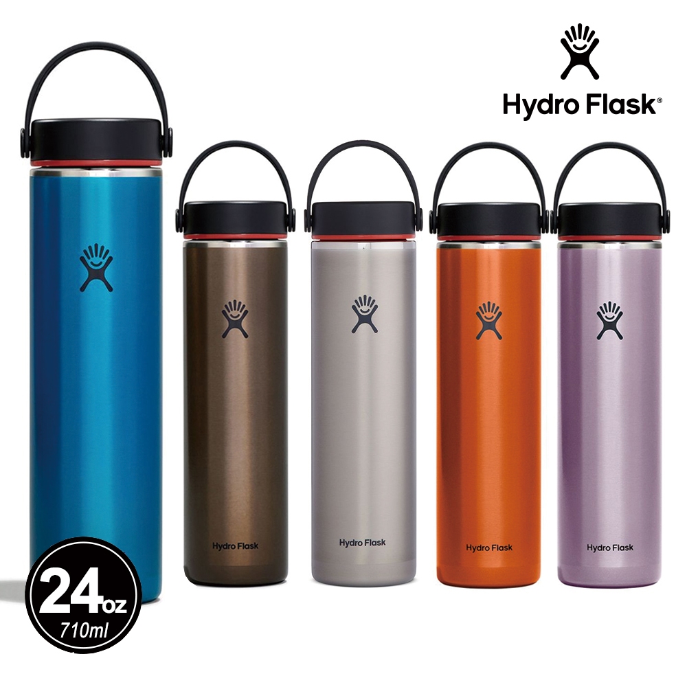 【Hydro Flask】24oz 寬口輕量真空保溫鋼瓶(5色) 709ml/保溫瓶/寬口輕量|HFCB1NGC04