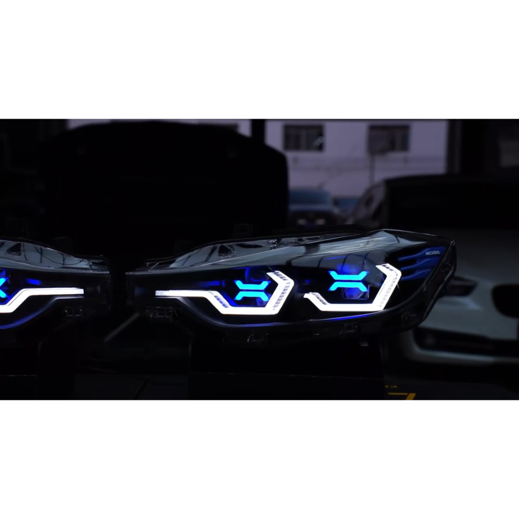 BMW 3系 F30 OSS激光大燈 高階主動式轉向頭燈