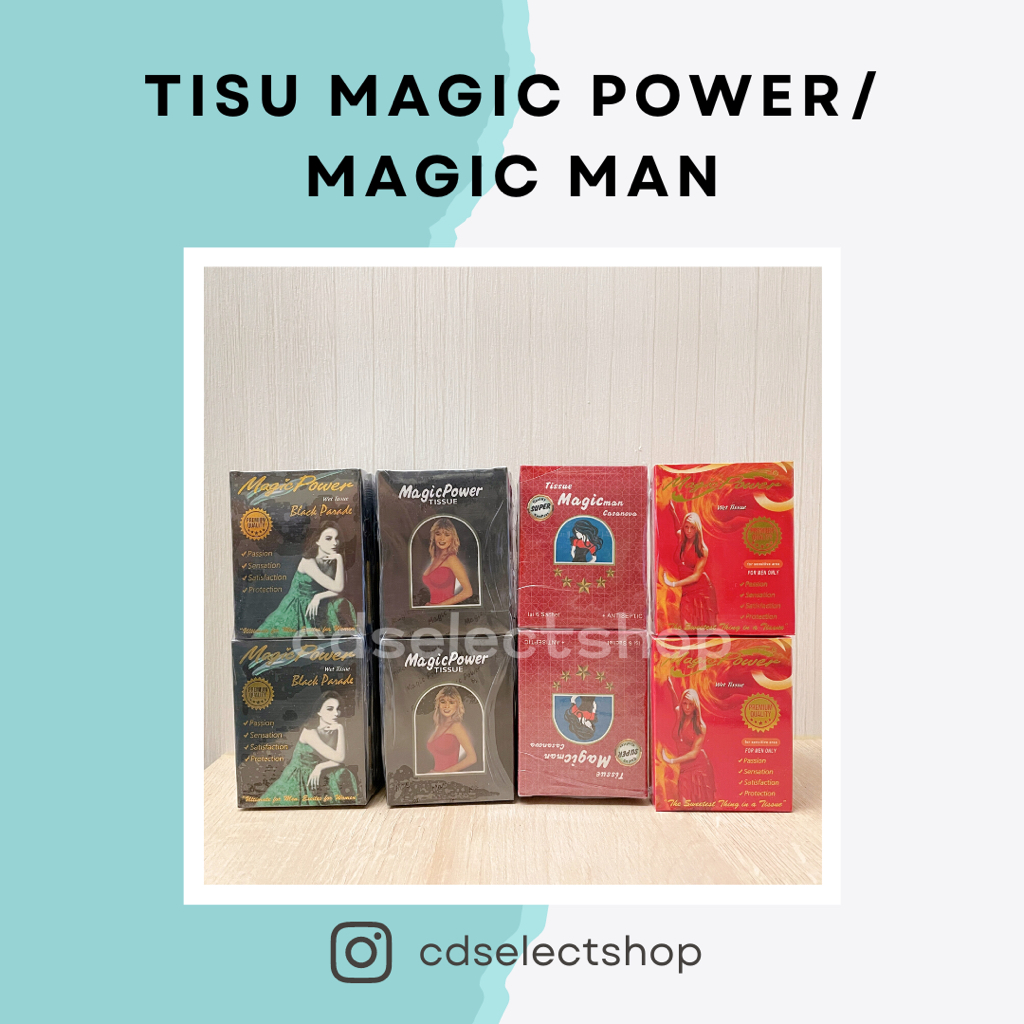 [Ready] Tissue Super Magic Man Magic Power Tisu Pria