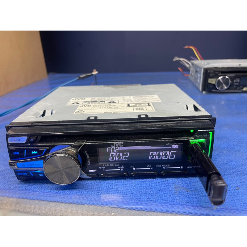 新竹湖口阿皓汽車音響：售 JVC KD-R756主機  功能有 廣播 CD AUX USB