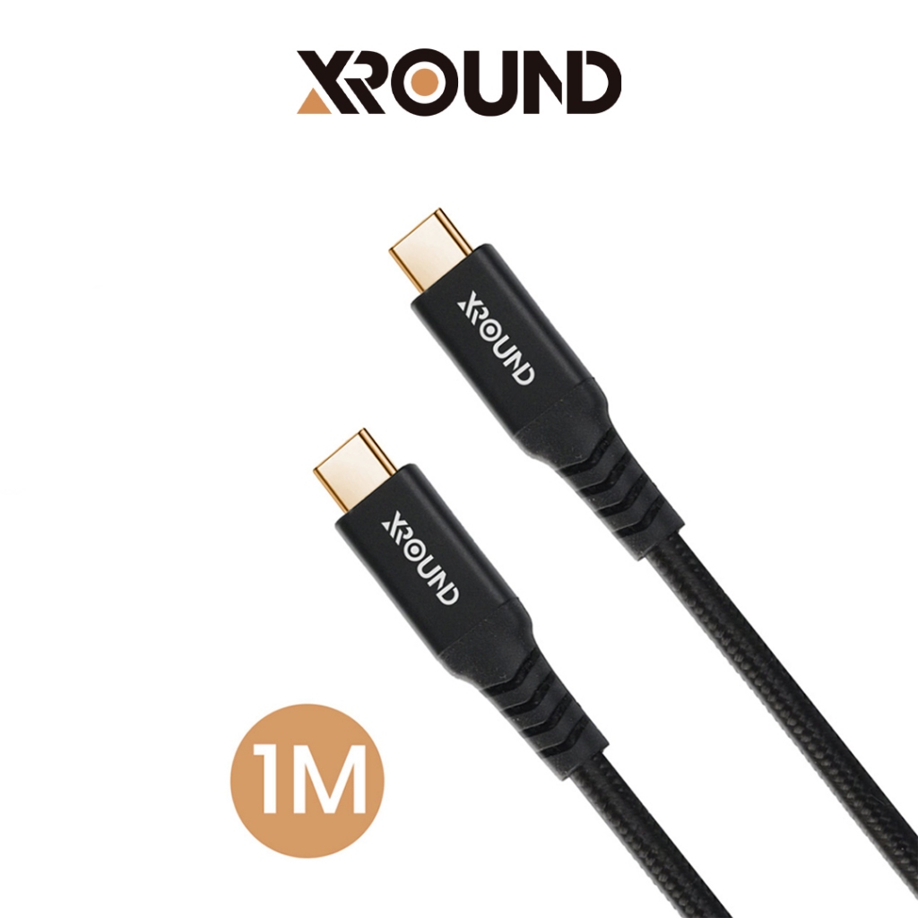 XROUND USB-C to USB-C 3.2 GEN2 100W 原廠傳輸充電線