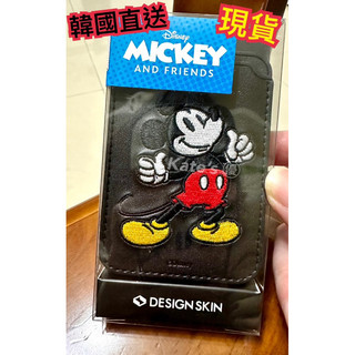 韓國直送 DESIGNSKIN x Disney 米奇 迪士尼 手機殼 刺繡 卡夾 Design Skin 韓國文創
