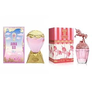 【全新盒裝】安娜蘇 Anna Sui 綺幻飛行迷你瓶5ml 限量版童話粉翼天馬淡香水 (童話粉紅獨角獸) 小香5ml