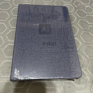 intel 筆記本 記事本 Intel 全新未用 內頁 硬殼封面封底