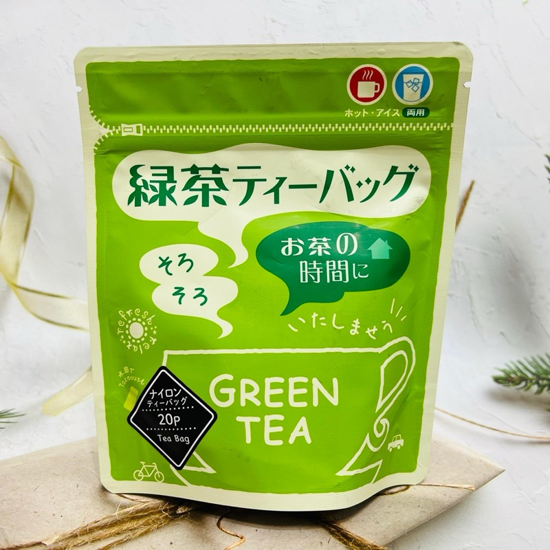 日本 梅之園 煎茶茶包 綠茶茶包 20入