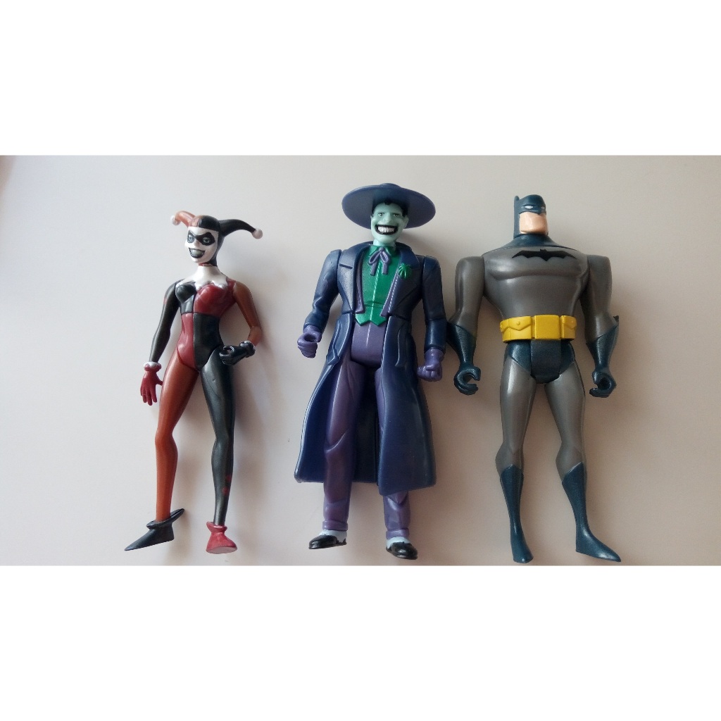 1997~1998年 早期絕版 小丑女/小丑/蝙蝠俠 可動玩具 公仔(合售)