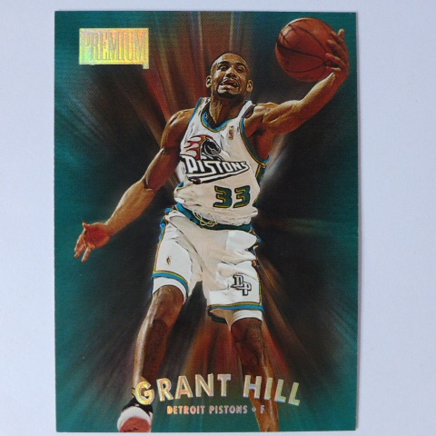 ~Grant Hill/格蘭特·希爾~名人堂/好好先生.1997年Skybox變形蟲原型.NBA籃球卡