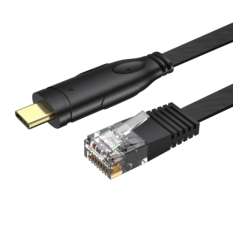 CableCreation Type-C轉RJ45 Console控制線 IDC網路機房 ESD靜電保護CD0732-G