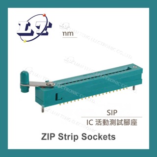 【堃喬】20Pin 單排 活動腳座 ZIP Strip Sockets Pitch：2.54mm