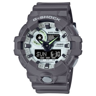 G-SHOCK / GA-700HD-8A / 卡西歐 CASIO [ 官方直營 ] 深灰色基底發光零件設計