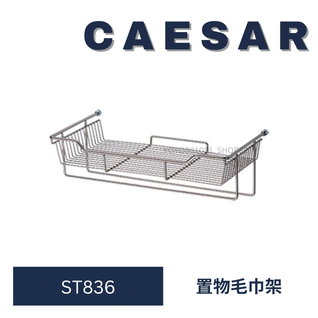 caesar 凱撒衛浴 ST836 不鏽鋼置物毛巾架 毛巾架