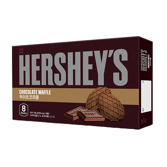 韓國 HERSHEY'S 好時 巧克力華夫餅 橘子 榛果華夫餅 巧克力奶油夾心餅乾 巧克力棉花糖餅乾 巧克力杏仁年糕派