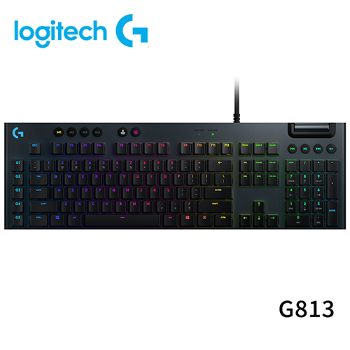 Logitech 羅技 G813 LIGHTSYNC RGB 機械式遊戲鍵盤 GL機械 [富廉網]