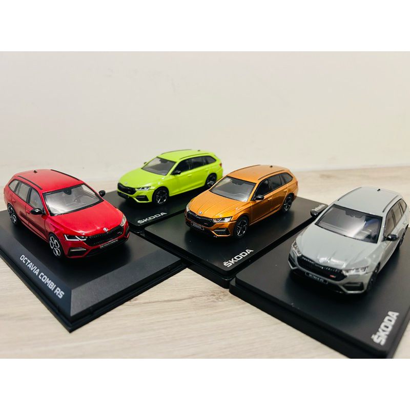 škoda_1:43模型車Kamiq.Octavia.Scala.Fabia.Kodiaq.Karoq