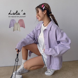 LULUS/輕盈嫩色休閒感斜紋布外套３色【A03230209】240229