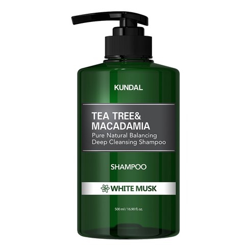 昆黛爾  Kundal 洗髮精 500ml 茶樹 澳洲堅果控油 （白麝香）