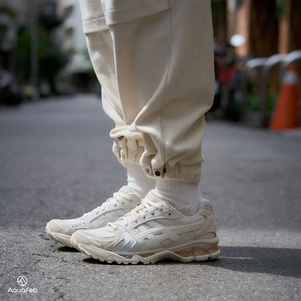 Asics GEL-KAYANO 14 女鞋 米白色 復古 老爹鞋 慢跑鞋 1202A105-102