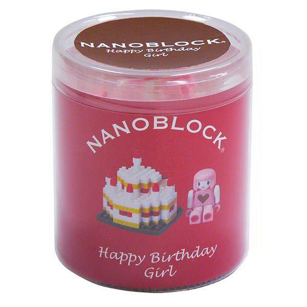 [玩樂高手附發票] 河田積木 nanoblock 積木 ML-023 生日蛋糕-女孩 絕版