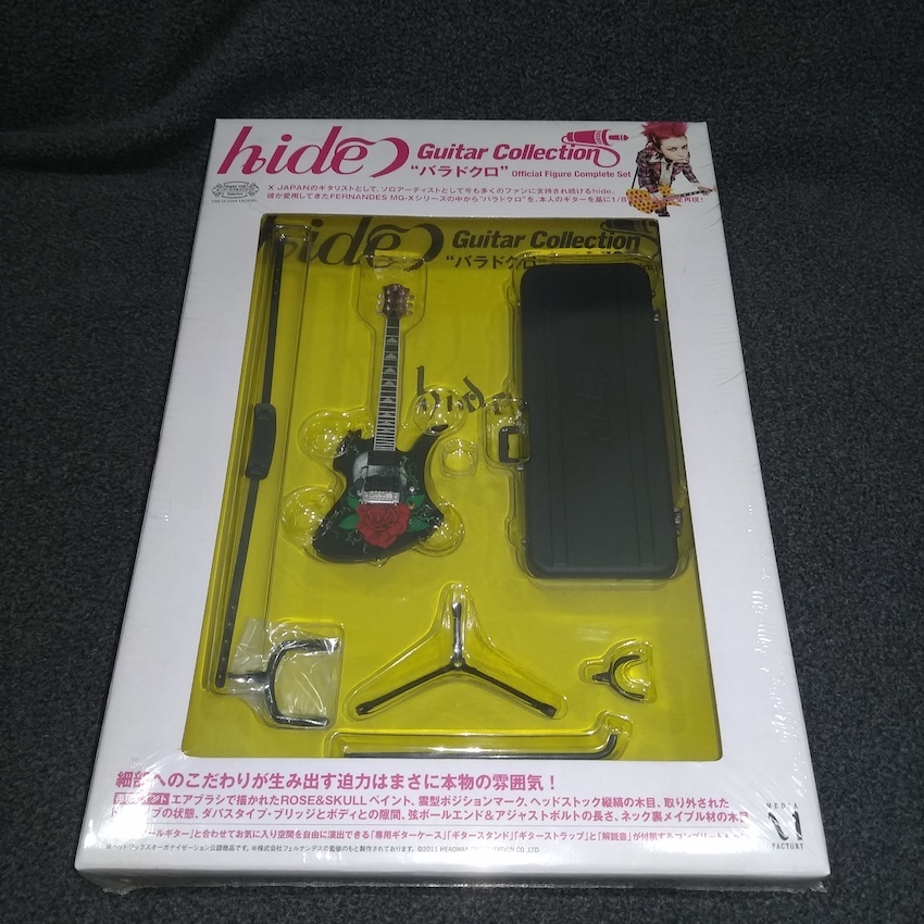 hide吉他模型 hide Guitar Collection 大盒版 玫瑰款 / X JAPAN XJAPAN