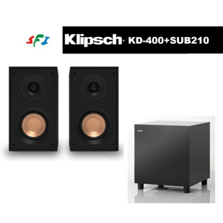 享10倍蝦幣回饋 Klipsch KD-400 + jamo sub210 主動式喇叭 2.1 藍牙 電腦 喇叭 重低音