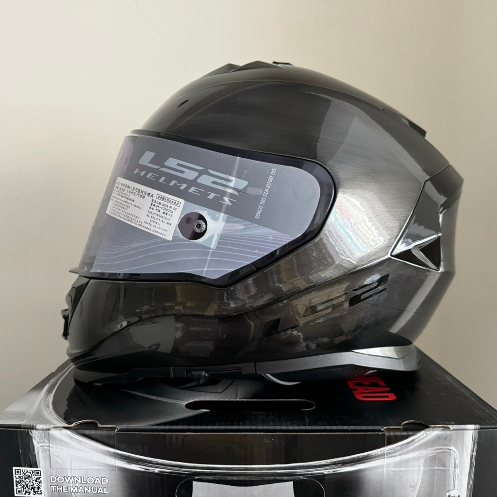 🎉送豪禮🎉LS2 FF800 STORM-II JEANS 金屬銀 全罩 安全帽 內墨鏡片 全可拆洗 公司貨