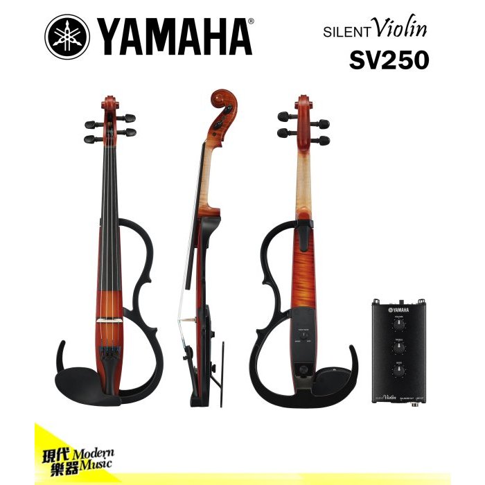 【現代樂器】三期零利率免運！YAMAHA SV-250 靜音小提琴 含專用控制盒 公司貨保固 SV250