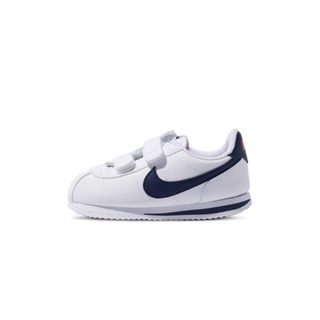 Nike Cortez Basic SL TDV 小童 白黑 魔鬼氈 舒適 包覆 休閒鞋 904769-106