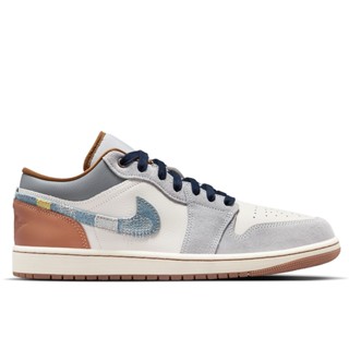 NIKE AIR JORDAN 1 LOW SE DENIM 米灰丹寧藍棕【A-KAY0】【FZ5042-041】