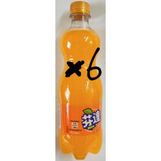 *好物分享*芬達汽水橘子口味。FANTA。效期：2024.12.01。內容量：600mL。6瓶一組。無果汁