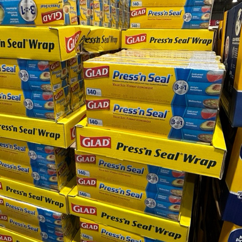 ⚡️團購優惠⚡️好市多代購 Glad Press’n Seal 強力保鮮膜 3入