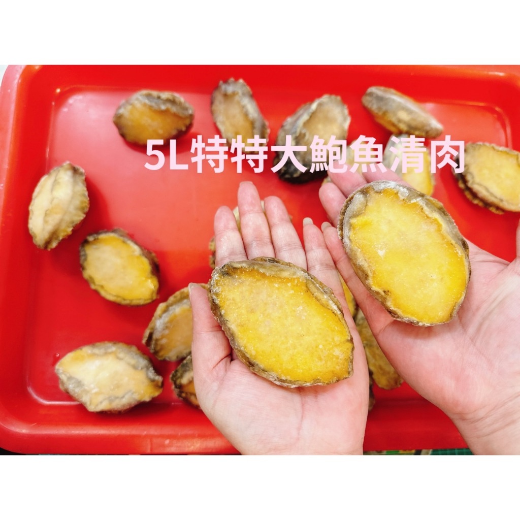 【鮮煮義】嚴選世界5L特特大鮑魚清肉／1000g  約18~19顆／超大鮑魚清肉／大鮑魚／鮑魚／清肉／燉湯／海鮮/雞湯