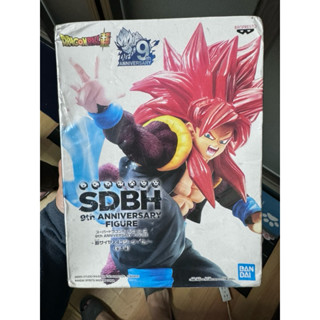 正版 日版 代理七龍珠 龍珠英雄 SDBH 9th ANNIVERSARY 悟吉塔 超級賽亞人4 景品 公仔
