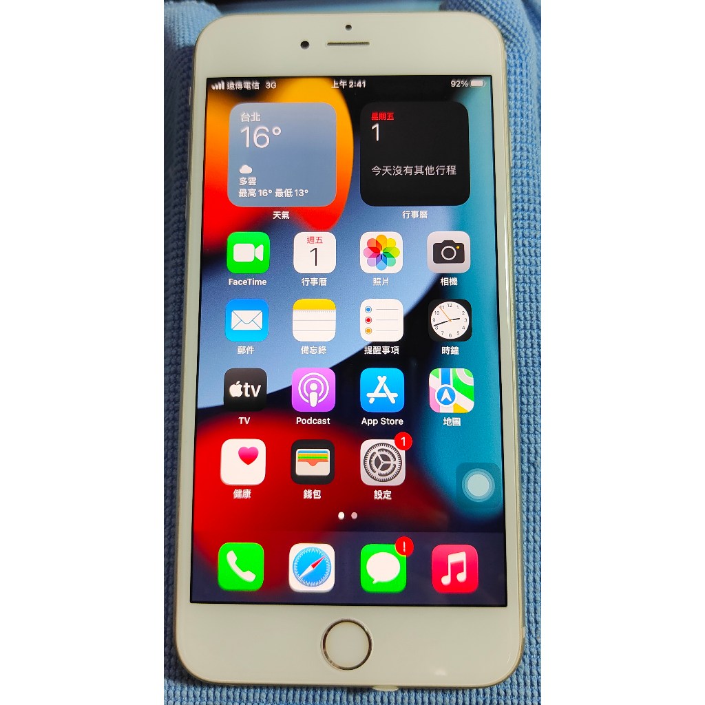 35公司貨 Apple iPhone 6s Plus 64G 銀 5.5吋 4G Touch ID 指紋辨識 二手手機