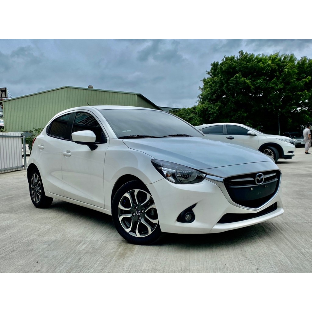 2016 Mazda 2 1.5 白#強力過件9 #強力過件99%、#可全額貸、#超額貸、#車換車結清