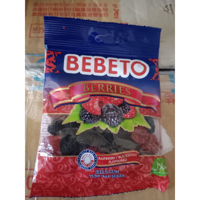 BEBETO莓果造型軟糖#土耳其原裝進口/1包70g慧鴻貿易代理有中文標示