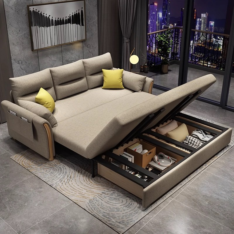 🌴免運🌴北歐沙發床 多功能沙發床 折疊可儲物 沙發小戶型 多功能沙發床 坐臥實木沙發床 雙人沙發床 折疊沙發床 儲物沙發