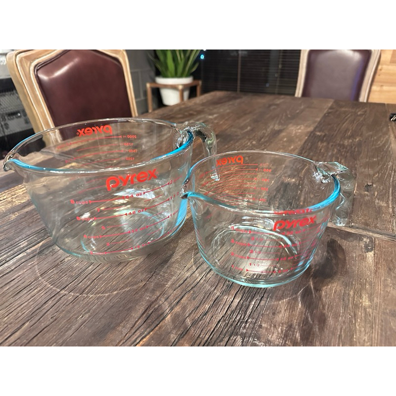 美國康寧 Pyrex 單耳量杯2000ml和1000ml