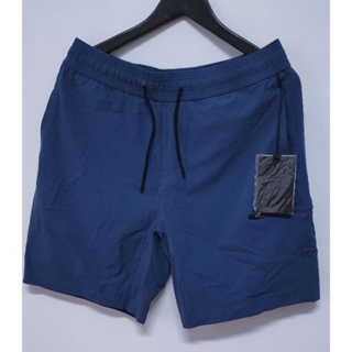 Abercrombie & Fitch 男生藍色a&f梭織短褲，尺寸M