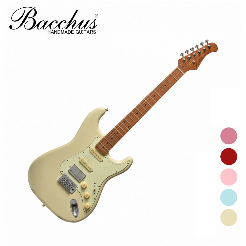 Bacchus BST-2-RSM/M 烤楓木琴頸 電吉他 多色款 附配件【敦煌樂器】