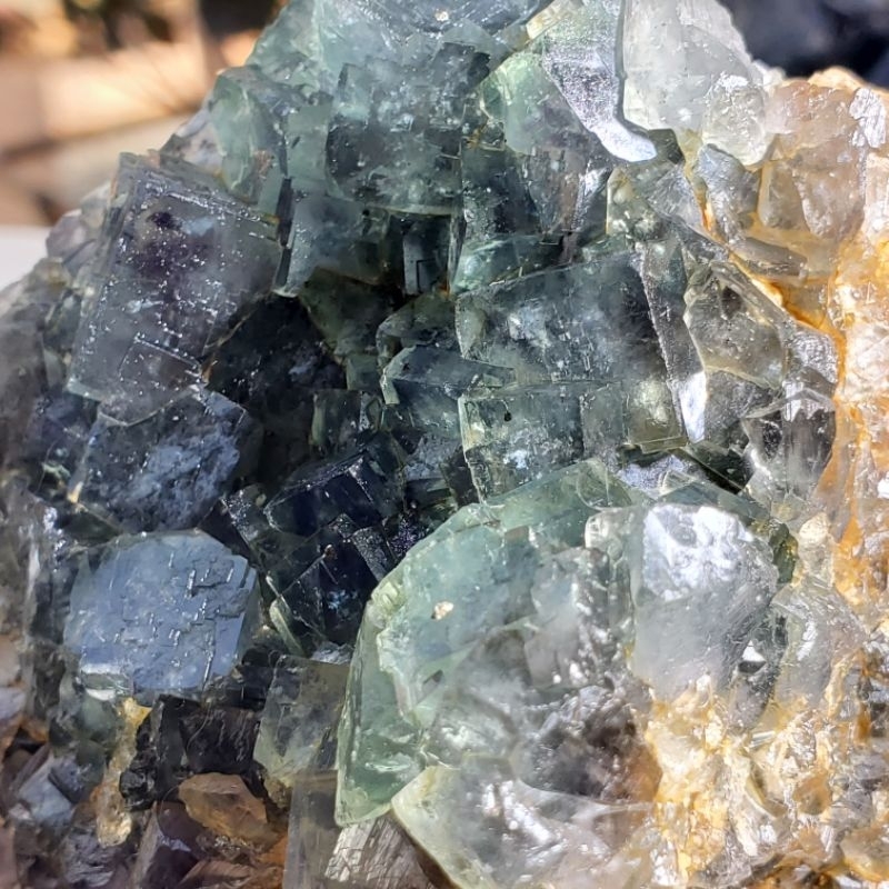 晶喜--納米比亞 幻影晶體 日光螢石 礦物