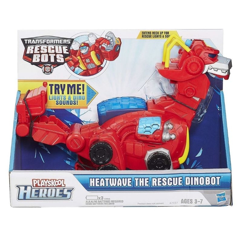 變形金剛 Playskool Heroes Heatwave Dinobot Action Figure