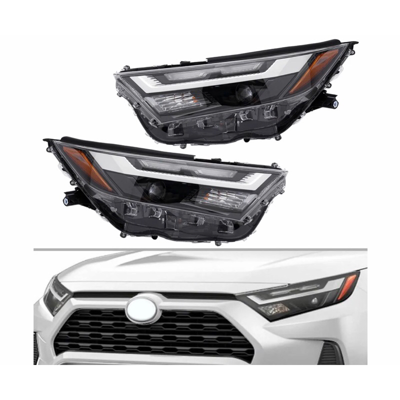 RAV4 5.5代 油電版 LED 美規 大燈 LED 總成 汽油版可升級