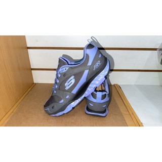 A139. SKECHERS 慢跑鞋 Pro-Resistance SRR 灰 紫 女鞋 超回彈 弧型大底 運動鞋