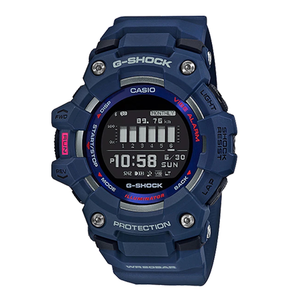 國隆 卡西歐 G-SHOCK GBD-100-2 電子錶 運動計步 藍牙連線 膠質錶帶 防水200米 GBD-100